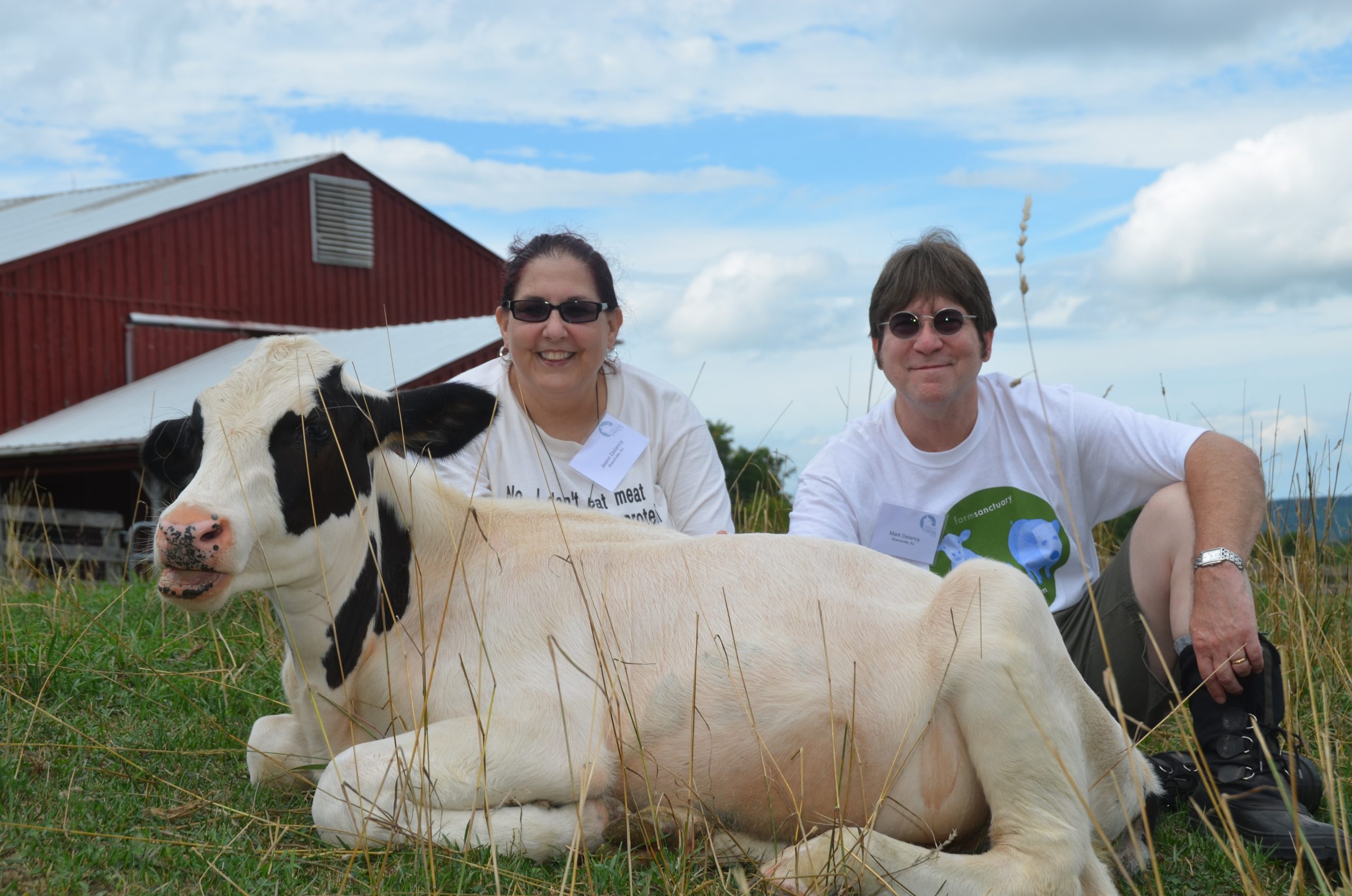 Jeann & Mark D. at Farm Sanctuary