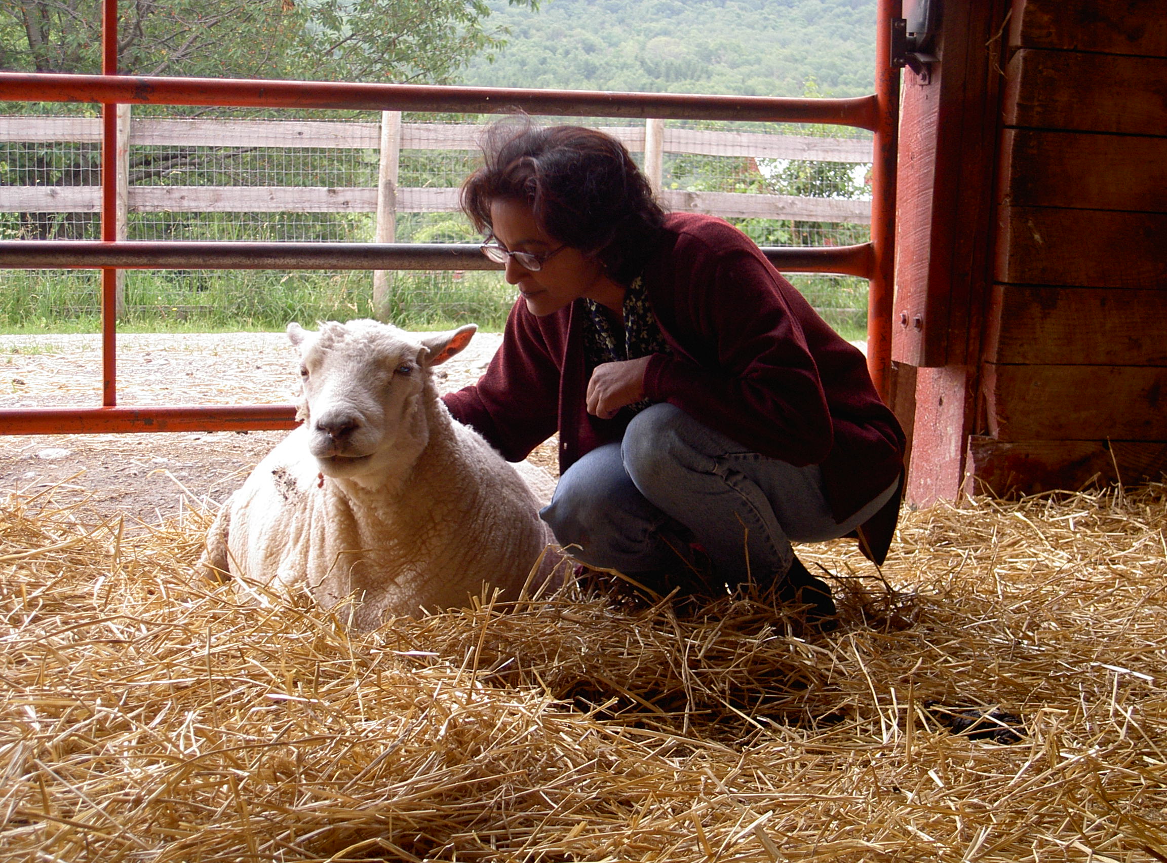 Nandita Shah at Farm Sanctuary