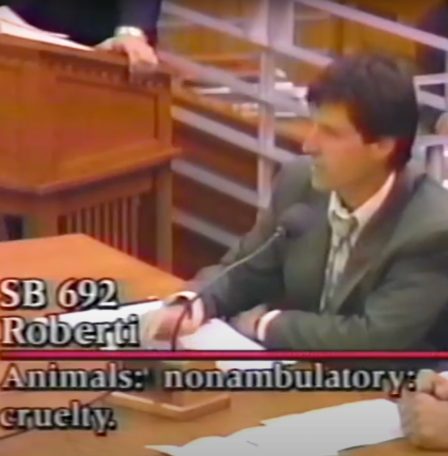 Gene Baur testifying in favor of SB 692