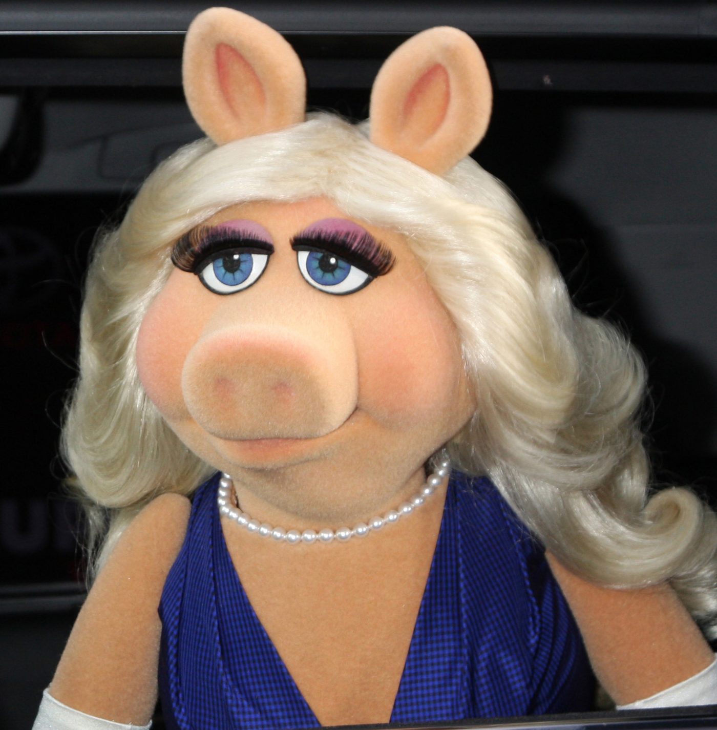 Miss Piggy at the "Muppets Most Wanted" - Los Angeles Premiere at the El Capitan Theater on March 11, 2014 in Los Angeles, CA